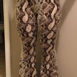 Snakeskin Bell Bottoms Multiple Size M Photo 0