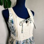 As Know As Maxi Cottage Peasant Dress Blue Size M Photo 1