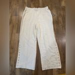 Soft Surroundings NWT  Oceo Gauze Wide-Leg Pants XL Star White Photo 1