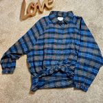 American Eagle AE Oversized Flannel Plaid Shirt  Photo 2