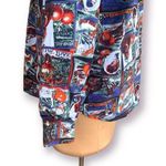 Vintage Mine & Bills Outfitters Shirt Western Button Up Retro Orange Crate Art Size L Photo 2