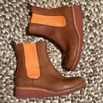 Cole Haan  Nike Air Booties Brown Orange Waterproof Women’s 8.5 Photo 2