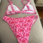 Zaful  the Store GORGLITTER Women's Floral Paisley Swimsuit High Cut Thong Triangle Ring Bikini Sets Bathing Photo 8