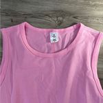 Light pink mini dress with adjustable tie waist and pockets NWOT Size L Photo 2