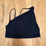 Sweaty Betty Asymmetrical Sculpt Bralette Crop Top Black medium Photo 1