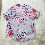 Candie's Crop Top Candie’s floral rayon top with front tie XS NWT Photo 2
