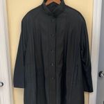 Ribak 100% Genuine Leather Black Longline Coat Jacket Women’s M (Fits XL/XXL) Size M Photo 0