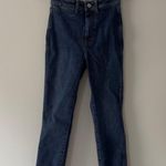 Everlane The Way High Skinny Jean organic cotton Dark Blue Denim Jeans high rise Photo 7