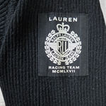 Ralph Lauren 90s Vintage Black MCMLXVII Racing Team Half Zip Sweater Size XL Photo 6