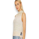 Evereve 525 Women's Neutral Ombre Knit Mockneck Sleeveless Tank XL | NWT Photo 2