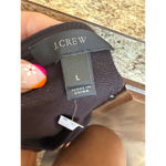 J.Crew  Black Long Sleeve Bodysuit Women's Size Large Photo 5