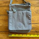 Kipling  Eldorado Minibag Lightweight Crossbody Nylon Travel Bag Gray EUC Photo 2