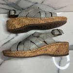 Born Women's Sage Green Leather Strappy Cork Comfort Sandals Sz 7 Boho Festival Photo 6