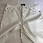 Gap  Women's Straight Leg White Legging Style Denim Sz 34 Photo 4