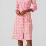 J. McLaughlin Kailyn Dress Catalina Cloth In Garden Mosaic Waves Size XS NWT Photo 0