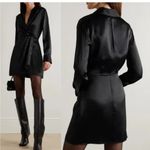 Reformation  Alaine Silk Dress in Black Size 10 NEW Photo 1