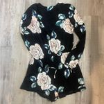 Kendall + Kylie  Long Sleeve Shorts Romper
Black w/floral print. Size Small Photo 13