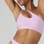 Alo Yoga Airlift All Nighter Sports Bra XS Sugarplum Photo 0