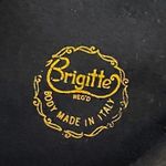 Vintage Italian Brigitte Lilli of California Black Wool Grosgrain Bow Cloche Hat Photo 7