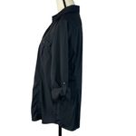 Style & Co SZ 18 Top Faux Button-Up Roll-Tab Sleeve Pocket Stretch Side Zip Photo 3