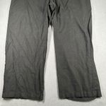 Old Navy  Pants Womens XXL Black Linen Blend Cropped Pants Drawstring Waist Photo 1