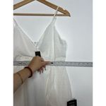 Lulus For Us To Dance White Swiss Dot Ruffled Midi Dress M NWT Size M Photo 7