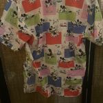 Disney Vintage  Mickey Mouse scrub top size small Photo 2