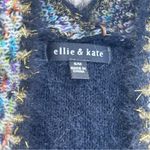 Ellie & Kate‎ Black Embroidered Fringe Cardigan Photo 4