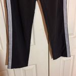 DO+BE Black Athleisure Lightweight Pants With White Racing Stripes Medium NWT Photo 6