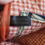 Quilted‎ Backpack Womens Navy Blue Floral Polka Dot Zipper Boho Photo 3