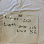 Athleta  short sleeve shirt Small White high low hem detail seam sleeve soft Photo 4