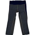 Gap fit Women’s crop capri Compression leggings size Small Grey And blue Photo 1