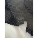 Helen Hinson Crochet Tank Top Small Black Open Knit Boho Festival Hippie Goth Photo 13