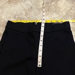 J.Crew  Pixie Black Ankle Crop High Rise Solid Black Ponte Pants Stretch XS Photo 6