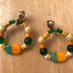 Handmade Beaded Earrings & Ring Set Reggae Jamaica Photo 4