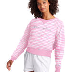 Champion Campus French Terry Crew Pink White Embroidered Extra Large NWOT Photo 0