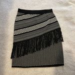 BCBGMAXAZRIA NWOT Max Azria Brionna Fringe Knit Skirt  Photo 3