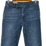 Vintage Polo Ralph Lauren Flared Jeans 90s Y2K Button Tab Waist Blue Denim 28 Photo 4