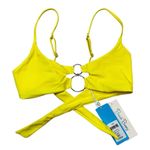 Beach Bunny Lexi Bralette Tango BIKINI TOP Size Large Yellow Sunshine NWT $155 Photo 4