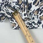 Bebe Short Women's 4 White Black Leopard Into The Wild Belt Tie Night Out NWT Photo 5