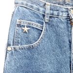 Roper Dark Wash Silver Star Detail Straight Leg High Rise Vintage Jeans Size 26 Photo 6