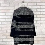 Athleta Wool Cashmere Panorama Point Open Front Sweater in Black Marl Size XS Photo 3