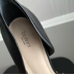 Botkier  Sena Black Leather Shoes Womens size 10 Snakeskin Block Heel Pump Photo 4