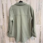 Hilary Radley  Women's Large Sage  Fleece Shacket Collared Casual Photo 2
