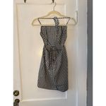 by the way. Revolve Gingham Cut Out Dress Black & White Photo 4