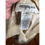 Easy Spirit Vintage Silk Embroidered Sequined Button Down Shirt Size M Photo 2