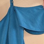 Urban Outfitters Women’s  Blue Cold shoulder romper size medium wedding summer Photo 3