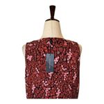 Tommy Hilfiger  Dress Women 8 Red Pink Floral Print Tiered Mini Shift NWT‎ Boho Photo 3