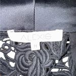 Alexis  Black Crochet Lace Back Blazer Jacket-Size M Photo 3