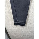 Mossimo Womens Jeans Size‎ 00 Gray Denim Mid Rise Skinny Stretch Released Hem Photo 5
